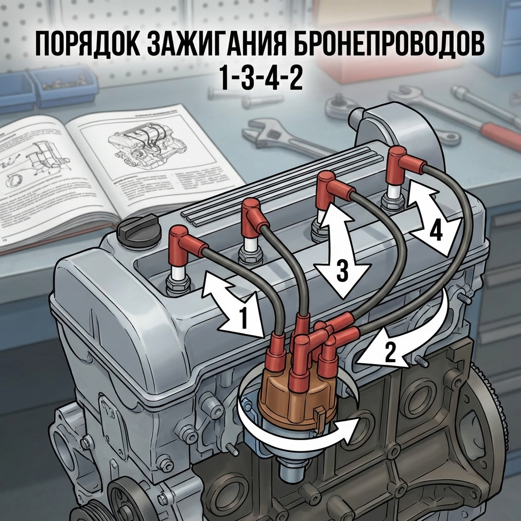 Порядок зажигания бронепроводов. ВИНМОТОРС